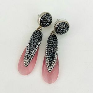 Sparkly drop earrings